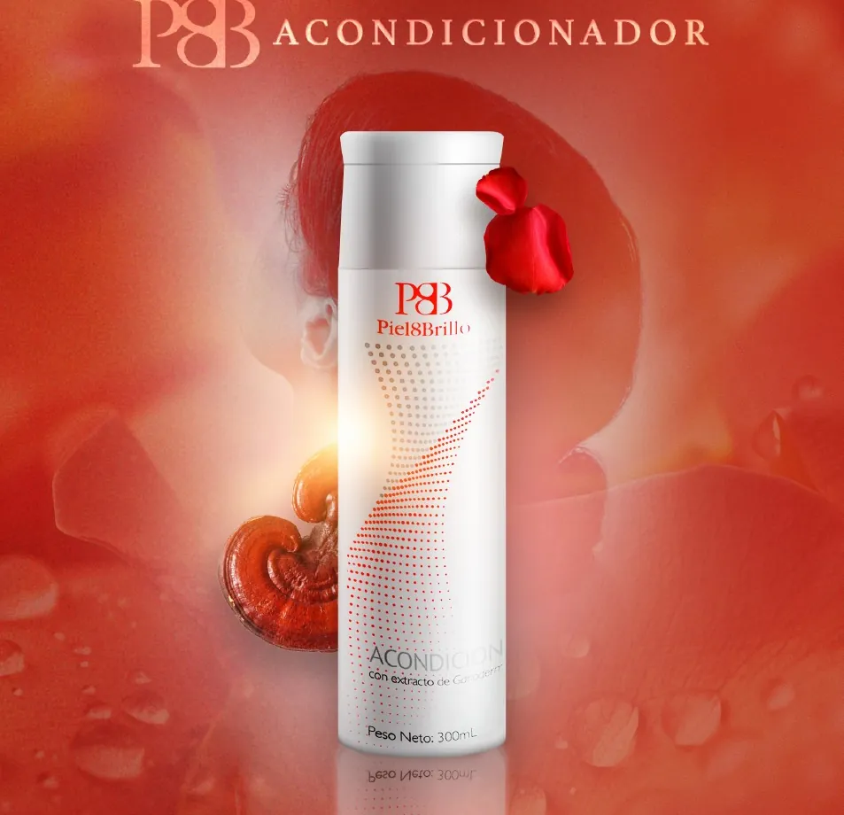 Acondicionador Piel & Brillo — Acondicionador hidratante con extracto de Ganoderma