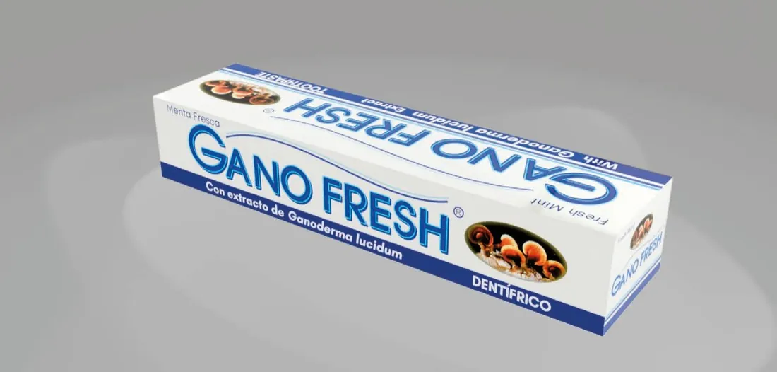 Envase de Pasta dental Gano Fresh